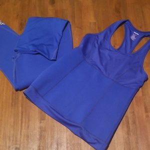 NWOT Zaggora fold over hot pants & hot tank